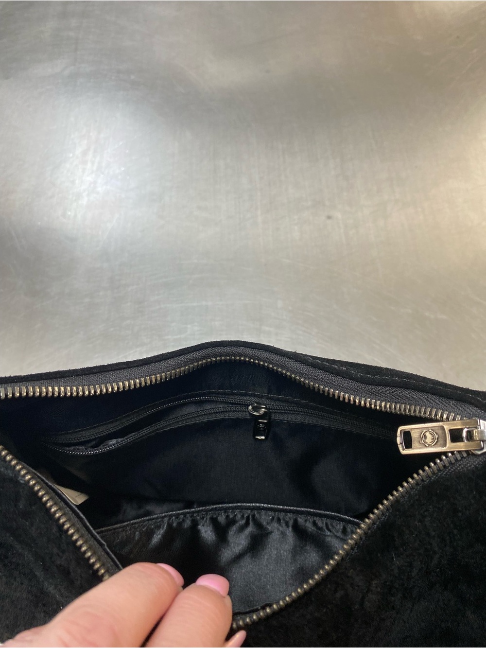 Black Faux Fur Shoulder Bag - Australia Luxe Collective-Babylon - Picture 9 of 10